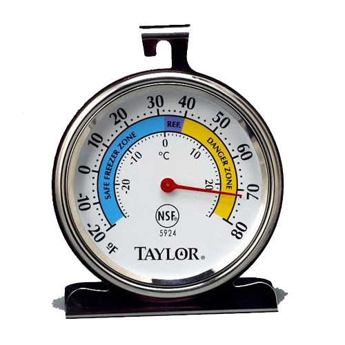 Taylor Precision Classic Dial Freezer/Refrigerator Thermometer 