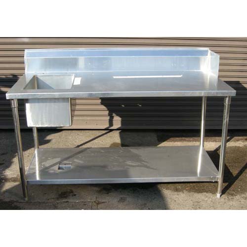 Custom Made Commercial Stainless Steel Kitchen Table Sink