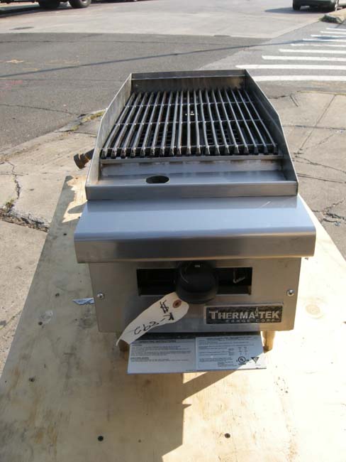 Therma-Tek Char Rock Broiler Model # TC12-CRBN Used Excellent