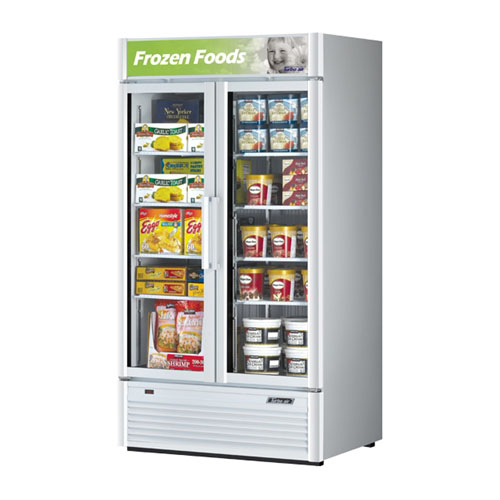 Turbo Air TGF-35SD Super Deluxe 2 Glass Door Freezer - 37 cu. ft.