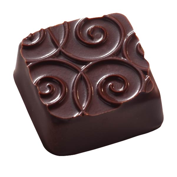 PCB Textured Sheet for Chocolate, Arabesques Pack of 5 Chocolate