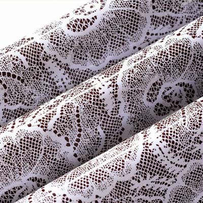 PCB Chocolate Transfer Sheet: White Lace. Each sheet 16" x 10" - Pack of 17
