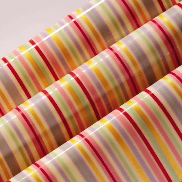 PCB Chocolate Transfer Sheet: Thin Stripes - Pack of 17
