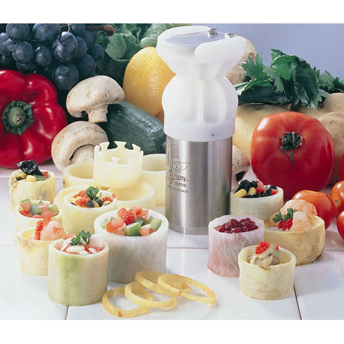 Bron Coucke Turn'Up Vegetable Garnisher - Makes 2