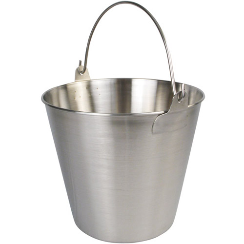 Winco UP-13 Utility Pail, 13 qt., Stainless Steel