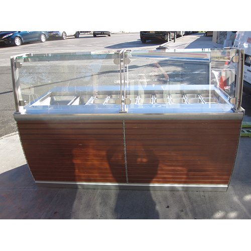 Custom Cool 79" Salad Bar with Sneeze Guard [Custom Made] - Used excellent working condition