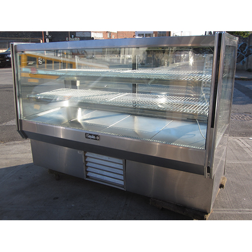 Leader HBK77 High Bakery Refrigerated Display Case 77" S/C Used Excellent Condition