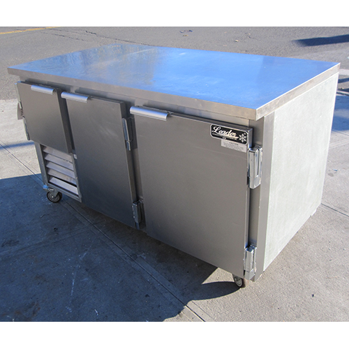 Leader 5' Low Boy Self Contained Cooler Model LB60-S/C Used Excellen Condition