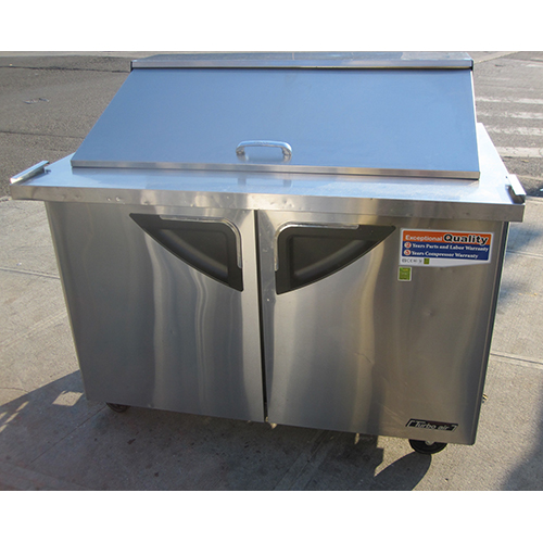 Turbo Air Bain Marie 48" Sandwich Salad Table Model TST-48SD-18 Used Perfect Condition