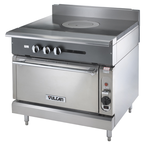 Vulcan V1FT36 Heavy Duty Gas Range 36", Single French Top - Modular Frame