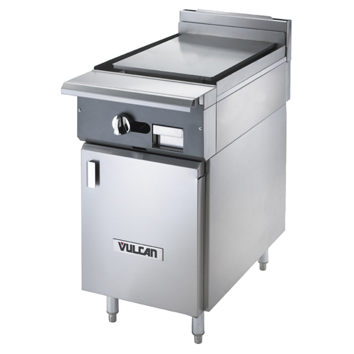 Vulcan V1P18 Heavy Duty Gas Range 18", Plancha Top - Modular Frame