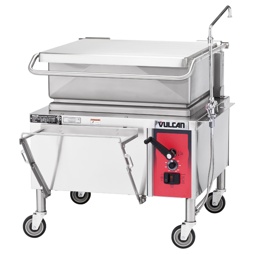 Vulcan VE30 Modular Open Base Electric Tilting Braising Pan 30 Gal.