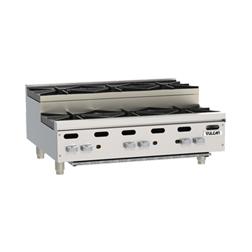 Vulcan VHP636U Heavy Duty Achiever Propane Gas Hot Plate 36", Step-Up Burner