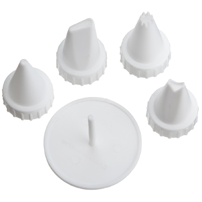 Wilton Tip And Nail Set, For Tube Icings, 5 Pc. Set