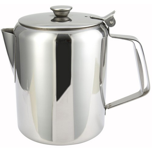 Winco Stainless Steel Beverage Server / Coffee Pot 70 Ounce