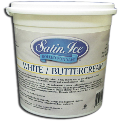 Rolled Fondant 2 Lb White Buttercream Flavor 856801002244  