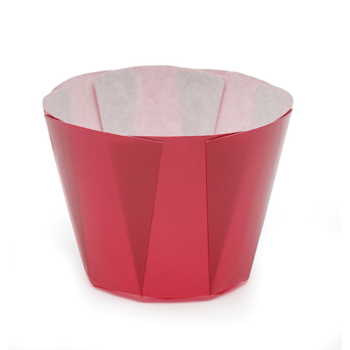 Welcome Home Brands Red Tulip Paper Baking Cup, 2.4 Oz, Dia. x High, Case of 600