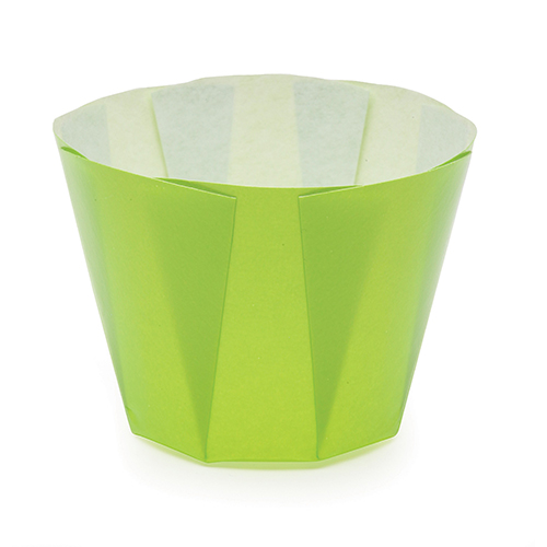 Welcome Home Brands Light Green Tulip Paper Baking Cup, 2.4 Oz, Dia. x High, Case of 600