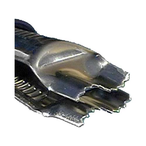 PME Crimper Adjustable Serrated Stainless Steel 2 Pc. - Wavy Line