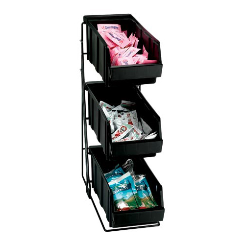 Dispense-Rite WR-COND-3 Wire Rack Condiment Organizer - 3 Compartment