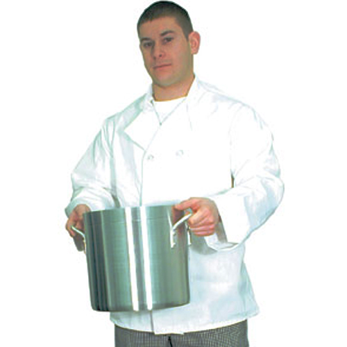 Chef Jacket Plastic Buttons White - 44/46 (L)