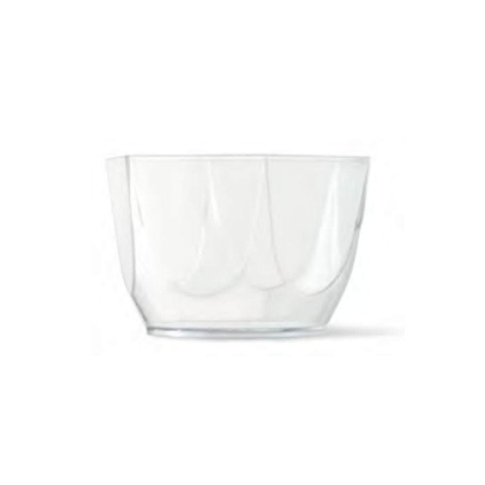 Alcas Exa Clear Hexagonal Polystyrene Cup, 60ml, 2" x 1.5" High, Pack of 60