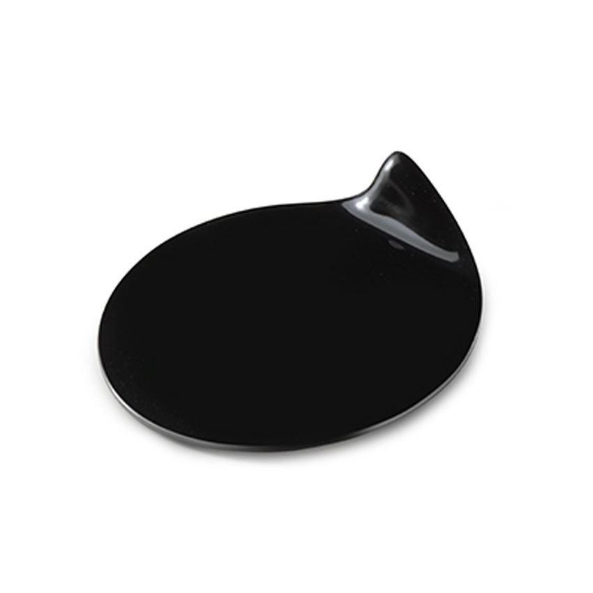 Alcas Round Mono Board 9.5 cm Diameter, Black - Pack of 40