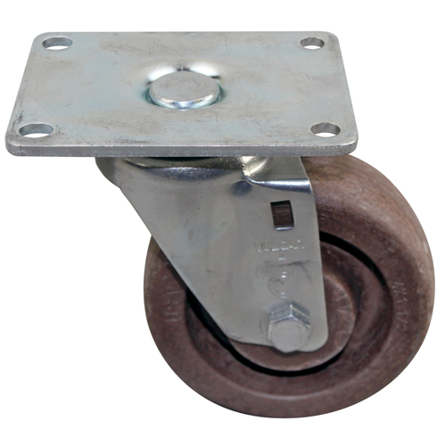 All Points 26-2926 4" High Temperature Swivel Plate Caster - 375 lb. Capacity