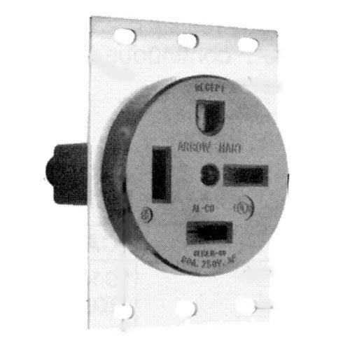 All Points 38-1282 Single Receptacle; NEMA 15-60R (3 Phase)