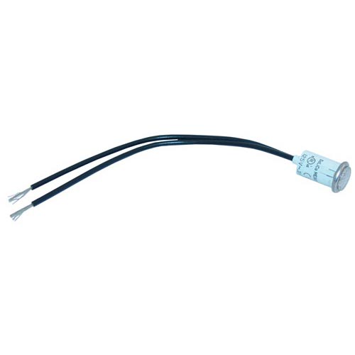 All Points 38-1506 White Flush Lens Signal Light with Wire Leads - 125V OEM # LI-3027