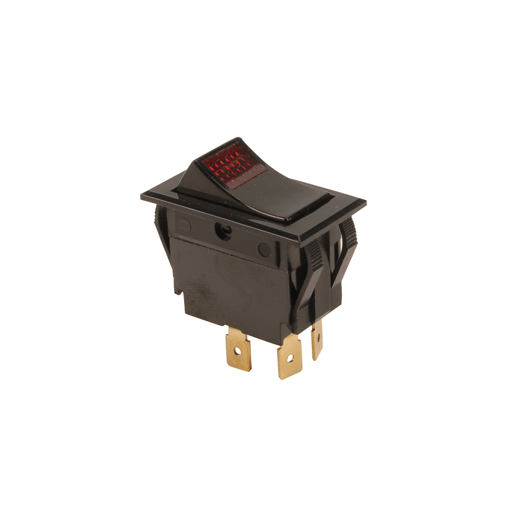 All Points 42-1051 On/Off Lighted Rocker Switch 20A/250V, 240V Lamp Rocker  Toggle Rotary Switches, On/Off Switches