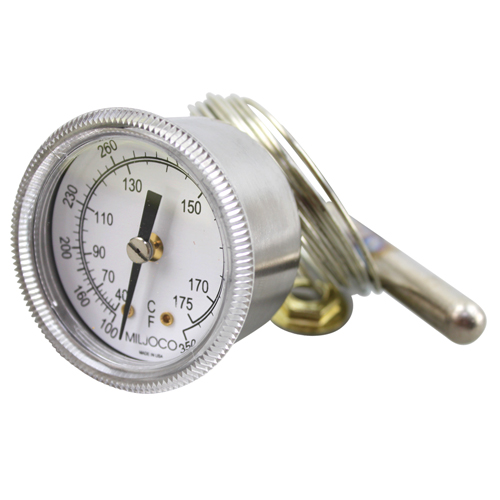 Alto Shaam OEM # GU-33384 / GU-3274, Thermometer; 100 - 350 Degrees Fahrenheit; Rear Mount 