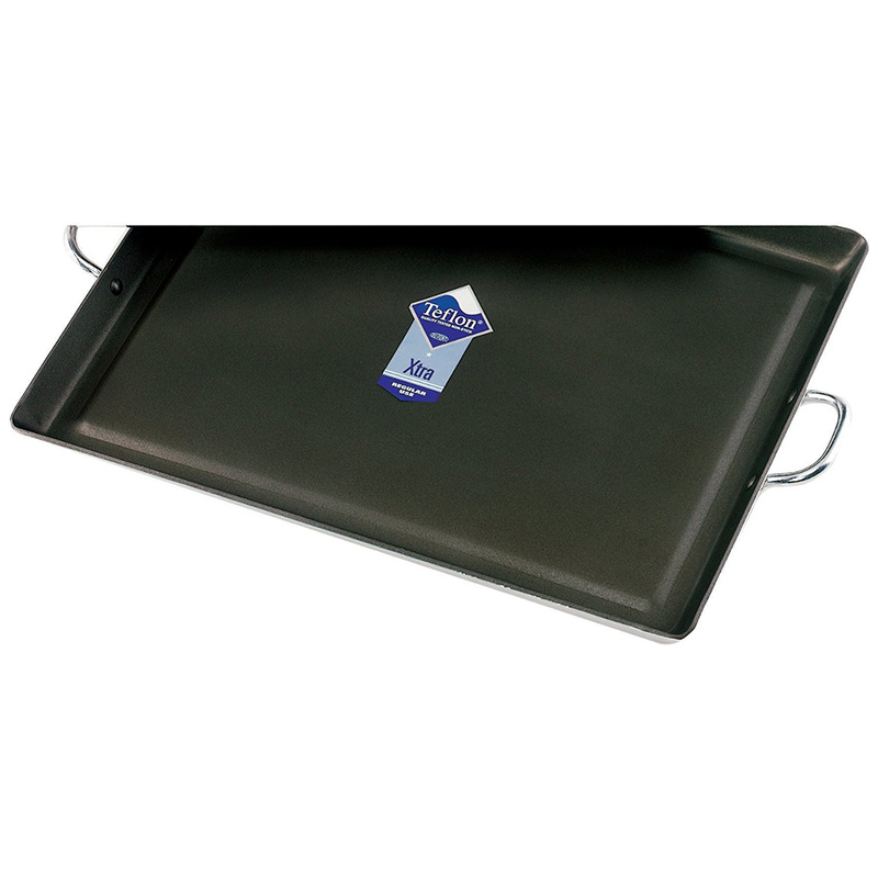 Aluminum 15-3/8" x 19-1/2" Non-Stick Griddle Pan 