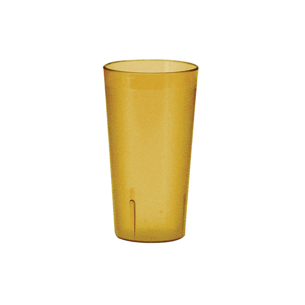 Amber Plastic Tumblers, 12 oz. - Pack of 12