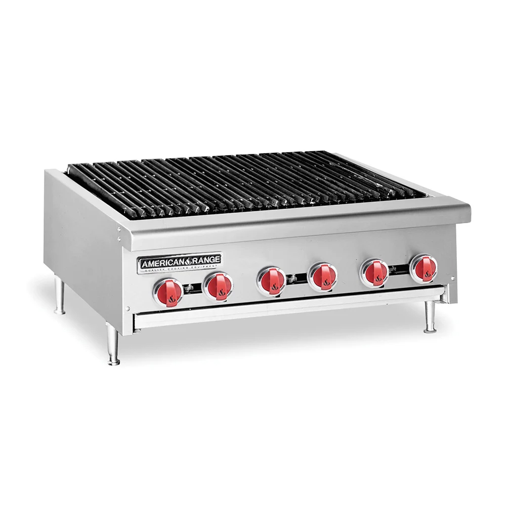 American Range Charbroiler, NG, Countertop, 48" W x 30" D x 10" H
