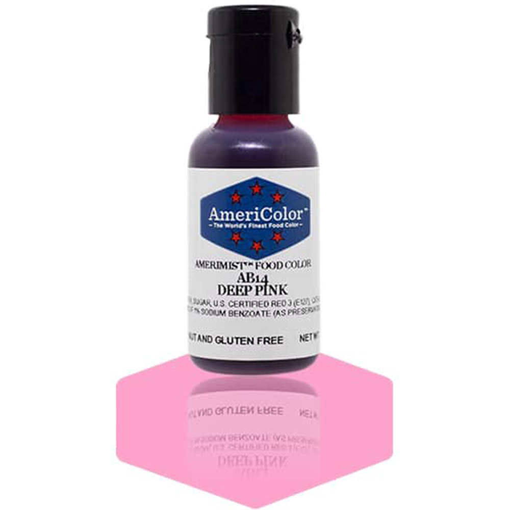 Americolor AmeriMist Deep Pink Airbrush Color, .65 Oz