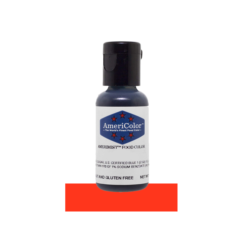 Americolor AmeriMist Electric Red Airbrush Color, .65 Oz