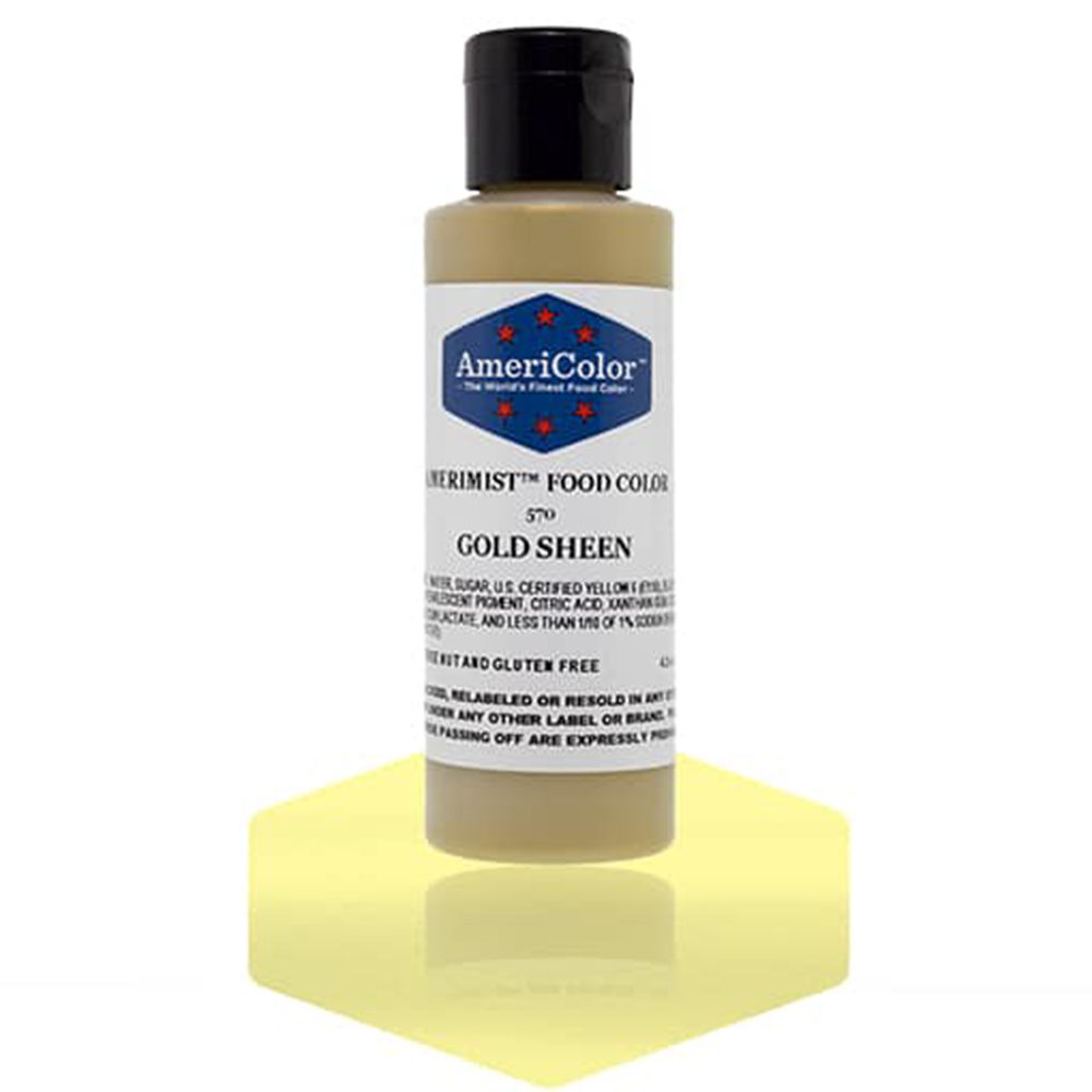 Americolor AmeriMist Gold Sheen Airbrush Color 4.5 Oz.