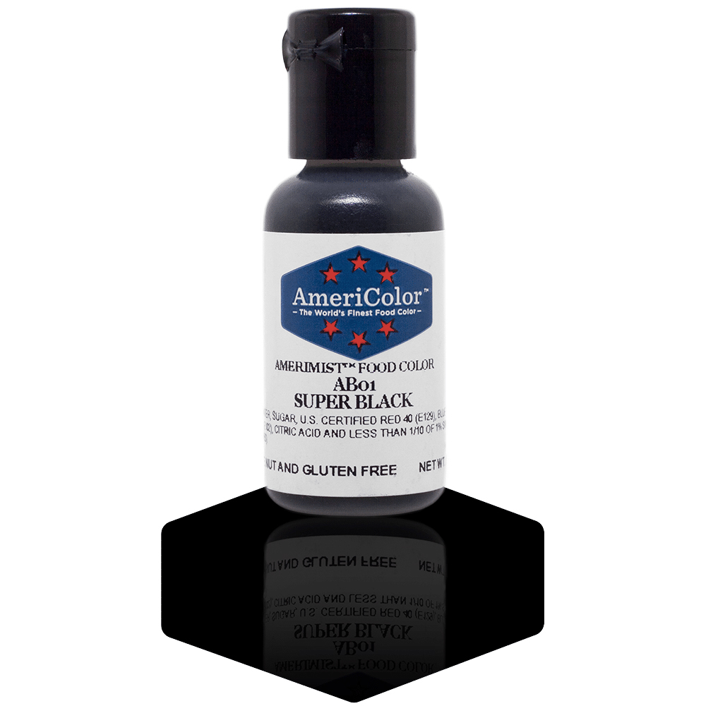 Americolor AmeriMist Super Black Airbrush Color, .65 Ounce  