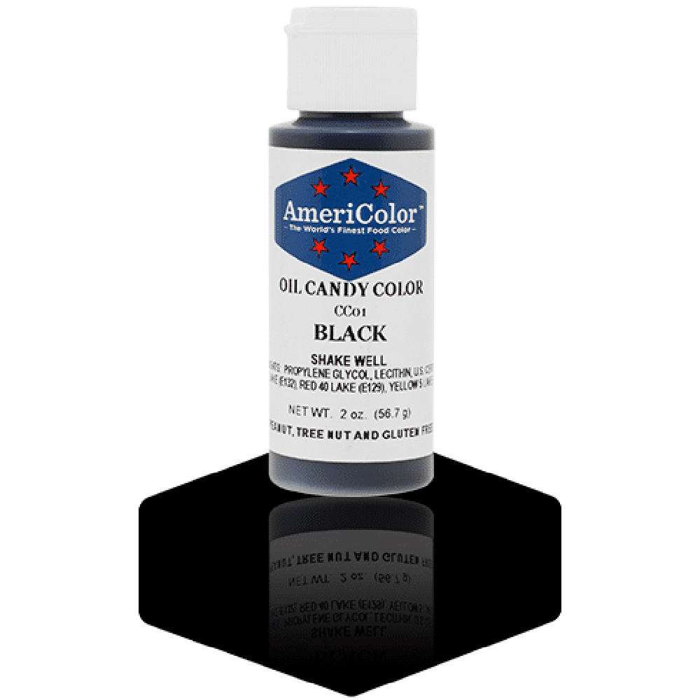Americolor Black Oil Candy Color, 2 oz.