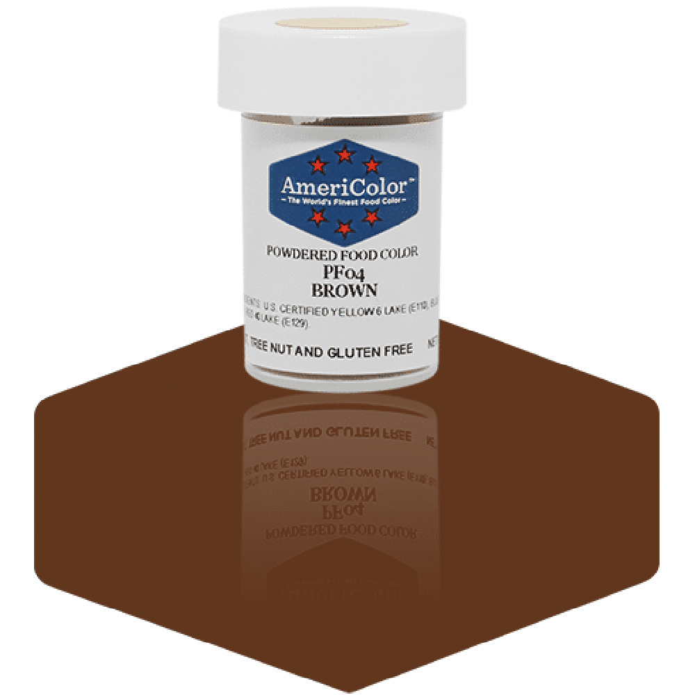 Americolor Brown Powder Food Color, Grams