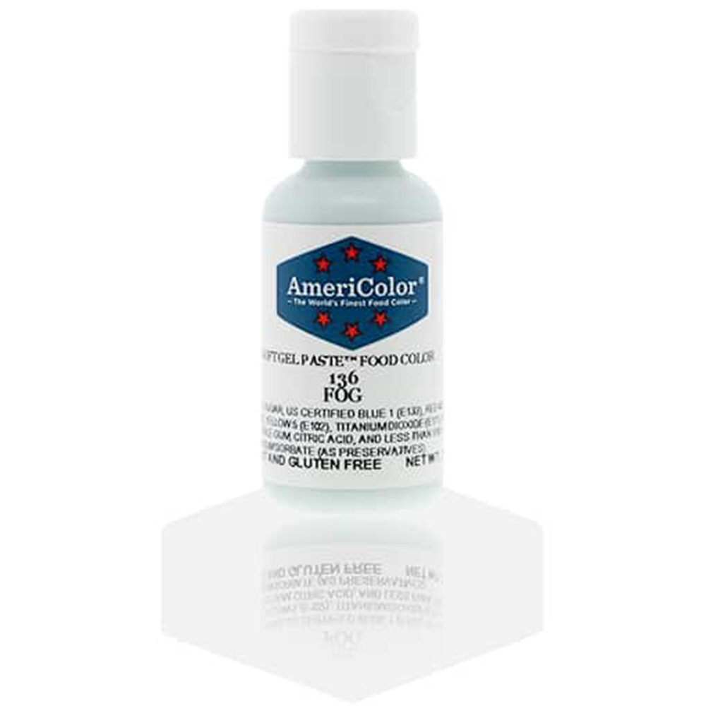 Americolor Fog Soft Gel Paste Food Coloring, .75 oz. 