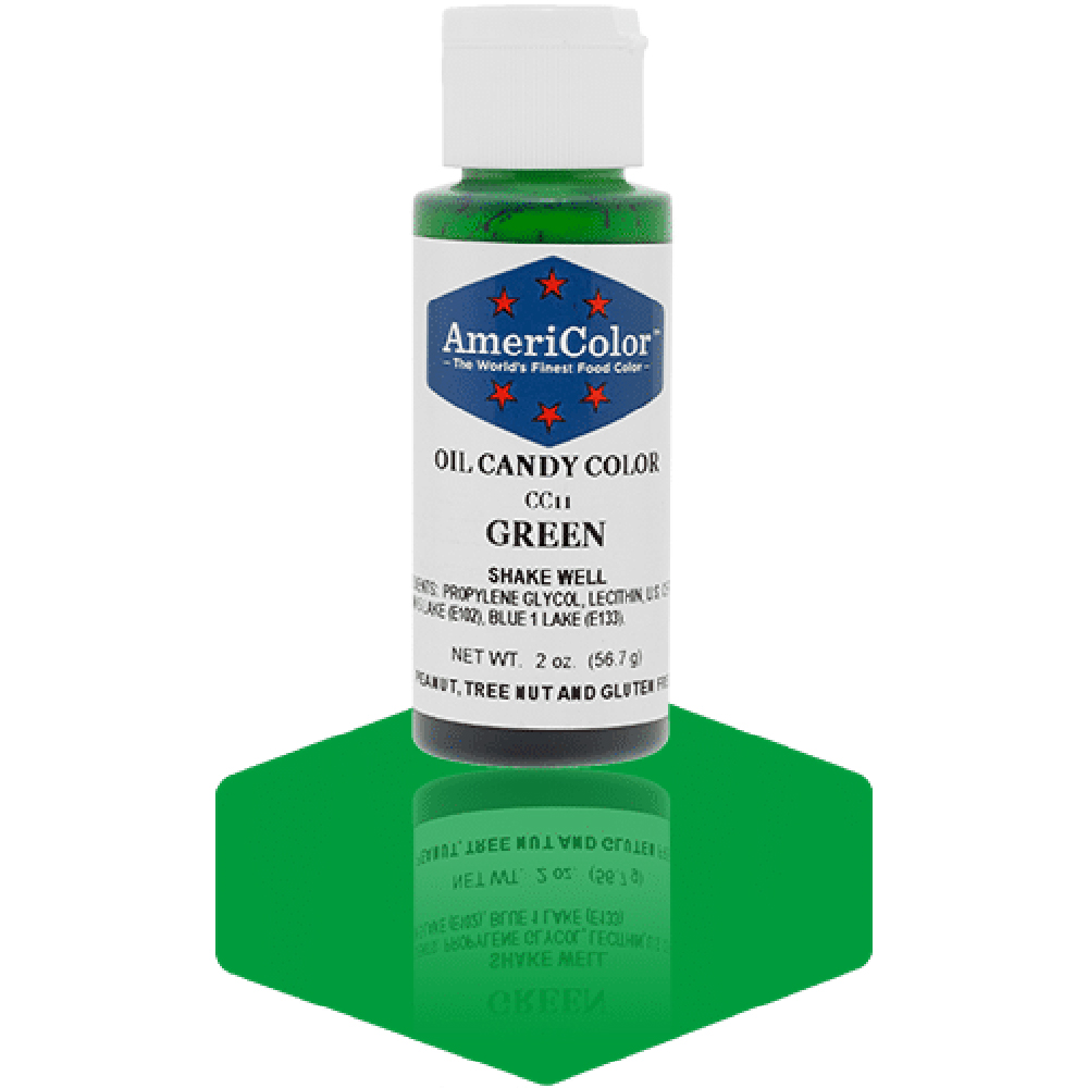 Americolor Green Oil Candy Color, 2 oz.