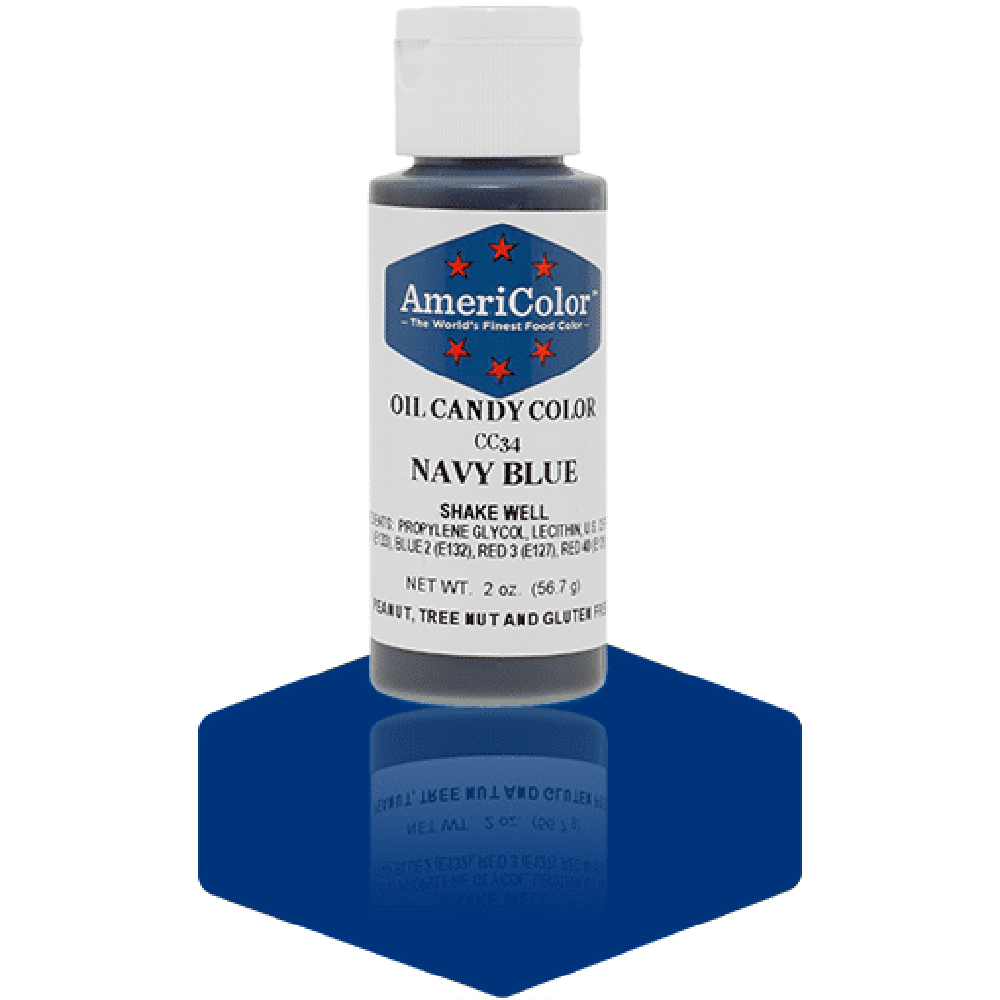 Americolor Navy Blue Oil Candy Color, 2 oz. 