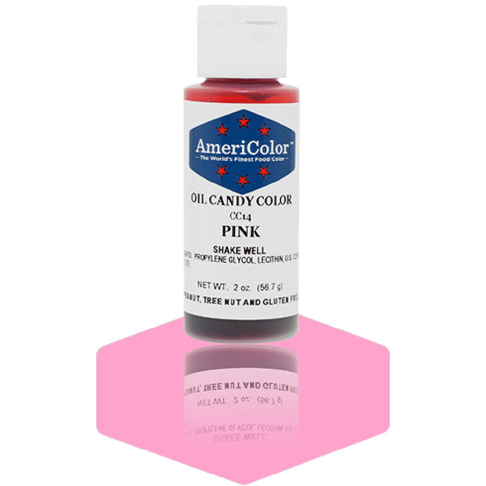 Americolor Pink Oil Candy Color, 2 oz.