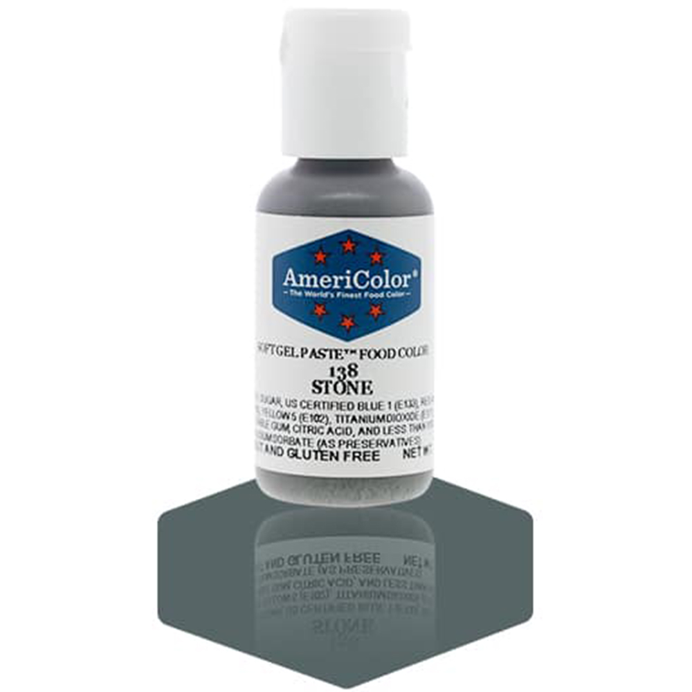 Americolor Stone Soft Gel Paste Food Coloring, .75 oz. 