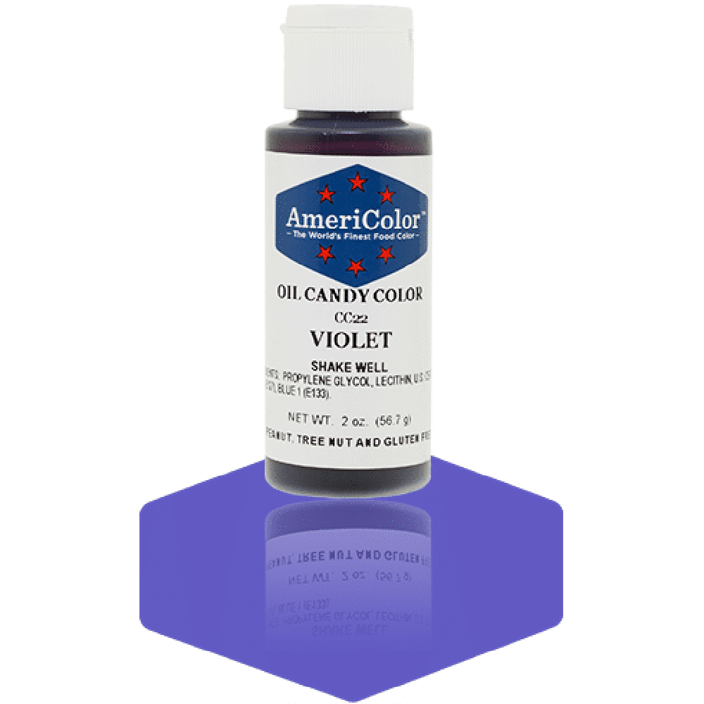 Americolor Violet Oil Candy Color, 2 oz. 