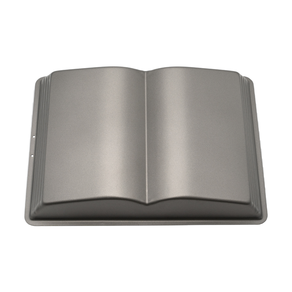 Ametalurgica Non Stick Steel Open Book Pan, 13.75" x 10" x 2.4" Deep