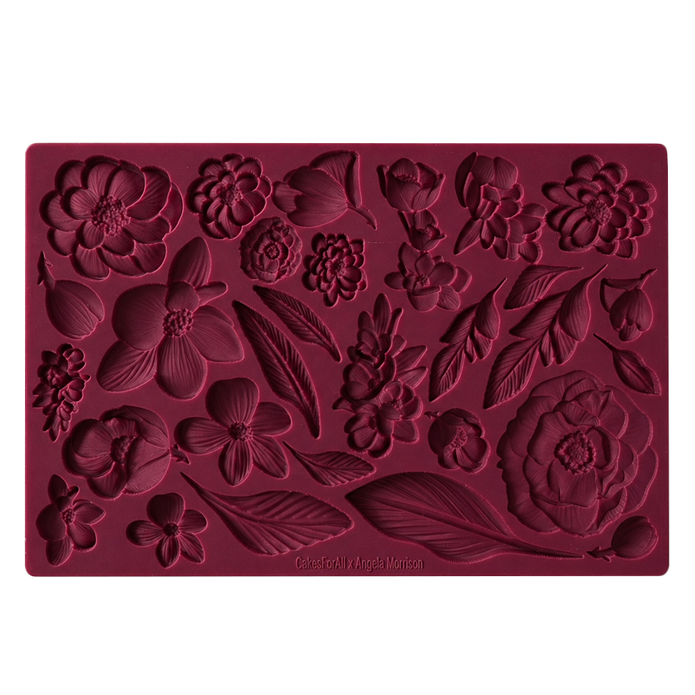 Angela Morrison Botanical Study Silicone Fondant Mold