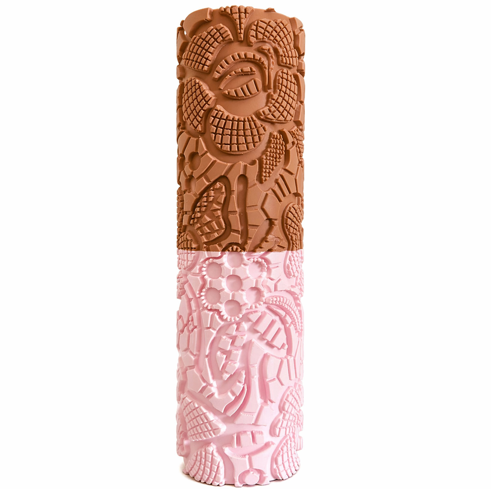 Angela Morrison Florentine Heirloom Lace Textured Rolling Pin, 9"